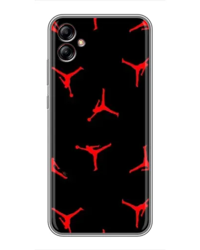 Чехол для Samsung Galaxy A04e (A042) с картинкой «Jordan Red Pattern» Чехол для Samsung Galaxy A04e (A042) с картинкой «Jordan Red Pattern»