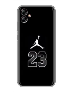 Чехол для Samsung Galaxy A04e (A042) с картинкой «Jordan Flight 23»
