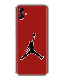 Чехол для Samsung Galaxy A04e (A042) с картинкой «Jordan Red Back»