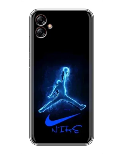 Чехол для Samsung Galaxy A04e (A042) с картинкой «Jordan Neon Blue» Чехол для Samsung Galaxy A04e (A042) с картинкой «Jordan Neon Blue»