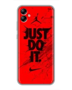 Чехол для Samsung Galaxy A04e (A042) с картинкой «Nike Just Do It»