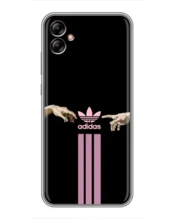 Чехол для Samsung Galaxy A04e (A042) с картинкой «Adidas Hands»