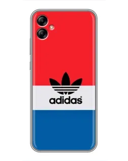 Чехол для Samsung Galaxy A04e (A042) с картинкой «Ретро блоки Adidas»