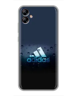 Чехол для Samsung Galaxy A04e (A042) с картинкой «Adidas Water Drops»