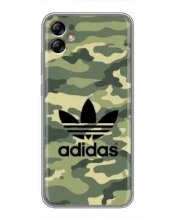 Чехол для Samsung Galaxy A04e (A042) с картинкой «Милитари стиль Adidas»