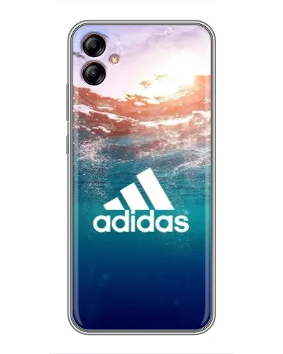 Чехол для Samsung Galaxy A04e (A042) с картинкой «Океанская глубина адидас» Чехол для Samsung Galaxy A04e (A042) с картинкой «Океанская глубина адидас»