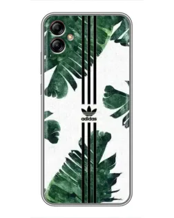 Чехол для Samsung Galaxy A04e (A042) с картинкой «Пальмовые листья адидас»