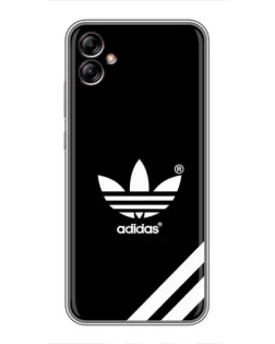 Чехол для Samsung Galaxy A04e (A042) с картинкой «Adidas с диагональными полосами»