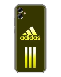 Чехол для Samsung Galaxy A04e (A042) с картинкой «Оливковый градиент Adidas»