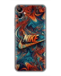Чехол для Samsung Galaxy A04e (A042) с картинкой «Nike в абстракции»