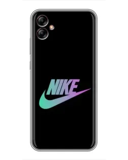 Чехол для Samsung Galaxy A04e (A042) с картинкой «Nike — городская ночь»