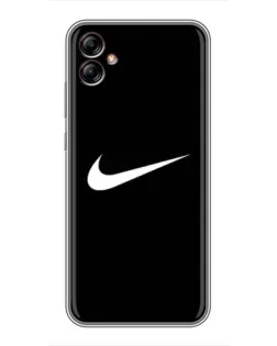 Чехол для Samsung Galaxy A04e (A042) с картинкой «Минималистический Найк»