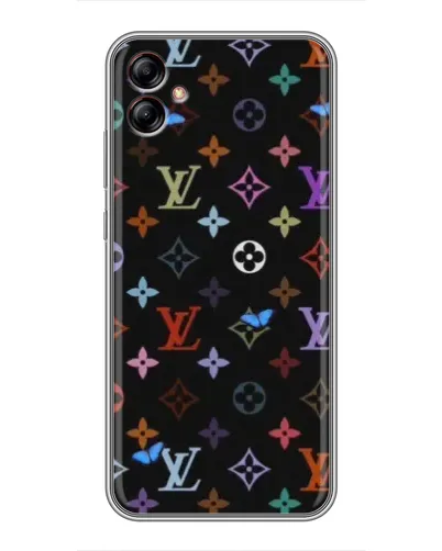 Чехол для Samsung Galaxy A04e (A042) с картинкой «Цветная монограмма LV» Чехол для Samsung Galaxy A04e (A042) с картинкой «Цветная монограмма LV»