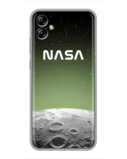Чехол для Samsung Galaxy A04e (A042) с картинкой «NASA — лунный градиент»