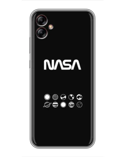 Чехол для Samsung Galaxy A04e (A042) с картинкой «NASA — технический принт» Чехол для Samsung Galaxy A04e (A042) с картинкой «NASA — технический принт»