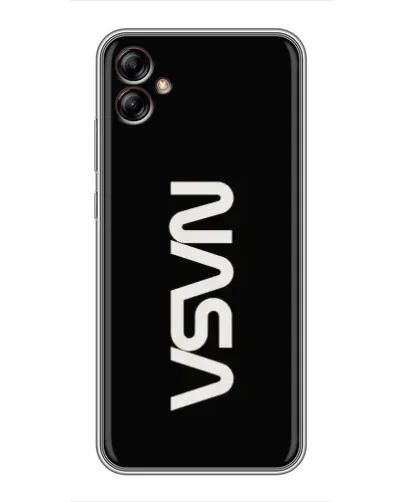 Чехол для Samsung Galaxy A04e (A042) с картинкой «NASA — вертикальный логотип» Чехол для Samsung Galaxy A04e (A042) с картинкой «NASA — вертикальный логотип»