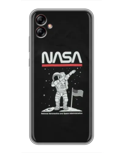 Чехол для Samsung Galaxy A04e (A042) с картинкой «NASA — шагаем по Луне» Чехол для Samsung Galaxy A04e (A042) с картинкой «NASA — шагаем по Луне»