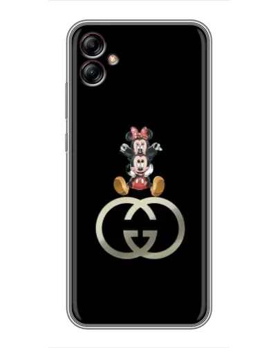 Чехол для Samsung Galaxy A04e (A042) с картинкой «Минни Маус на лого» Чехол для Samsung Galaxy A04e (A042) с картинкой «Минни Маус на лого»