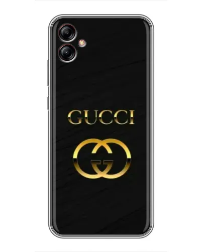 Чехол для Samsung Galaxy A04e (A042) с картинкой «Золотой логотип Gucci» Чехол для Samsung Galaxy A04e (A042) с картинкой «Золотой логотип Gucci»