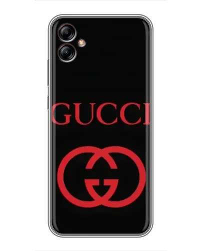 Чехол для Samsung Galaxy A04e (A042) с картинкой «Gucci — красный логотип» Чехол для Samsung Galaxy A04e (A042) с картинкой «Gucci — красный логотип»