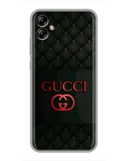 Чехол для Samsung Galaxy A04e (A042) с картинкой «Gucci — стеганый черный»