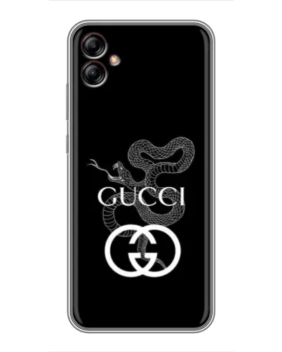 Чехол для Samsung Galaxy A04e (A042) с картинкой «Gucci — серебряная змея» Чехол для Samsung Galaxy A04e (A042) с картинкой «Gucci — серебряная змея»