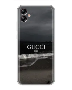Чехол для Samsung Galaxy A04e (A042) с картинкой «Gucci — морской прибой»