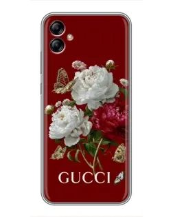 Чехол для Samsung Galaxy A04e (A042) с картинкой «Gucci —  сад»