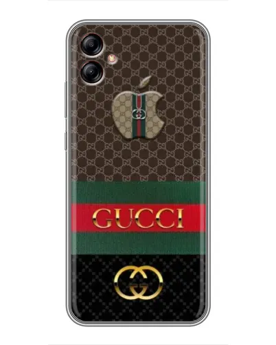 Чехол для Samsung Galaxy A04e (A042) с картинкой «Gucci — брендированный десерт» Чехол для Samsung Galaxy A04e (A042) с картинкой «Gucci — брендированный десерт»
