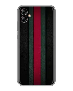 Чехол для Samsung Galaxy A04e (A042) с картинкой «Gucci — неоновая линия»
