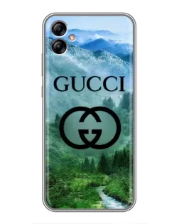 Чехол для Samsung Galaxy A04e (A042) с картинкой «Gucci — горный пейзаж»