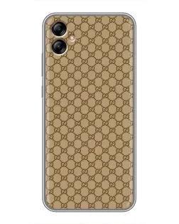 Чехол для Samsung Galaxy A04e (A042) с картинкой «Gucci — классический беж»