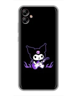 Чехол для Samsung Galaxy A04e (A042) с картинкой «Электрическая Kuromi»
