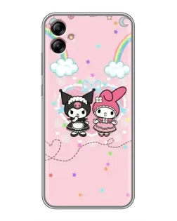 Чехол для Samsung Galaxy A04e (A042) с картинкой «My Melody и Kuromi»