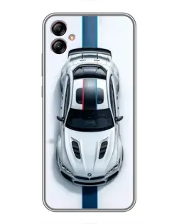 Чехол для Samsung Galaxy A04e (A042) с картинкой «Вид сверху — BMW M»
