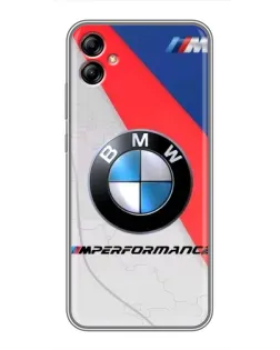 Чехол для Samsung Galaxy A04e (A042) с картинкой «BMW Performance стиль»