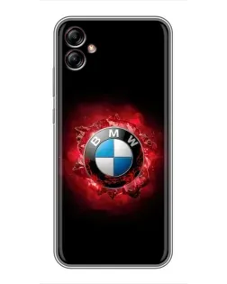 Чехол для Samsung Galaxy A04e (A042) с картинкой «Логотип BMW — вспышка»
