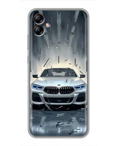 Чехол для Samsung Galaxy A04e (A042) с картинкой «BMW в свете фар» Чехол для Samsung Galaxy A04e (A042) с картинкой «BMW в свете фар»