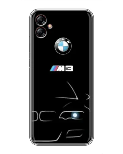 Чехол для Samsung Galaxy A04e (A042) с картинкой «Минималистичный принт BMW M3» Чехол для Samsung Galaxy A04e (A042) с картинкой «Минималистичный принт BMW M3»