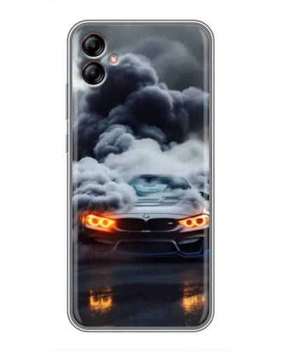 Чехол для Samsung Galaxy A04e (A042) с картинкой «BMW в дыму» Чехол для Samsung Galaxy A04e (A042) с картинкой «BMW в дыму»