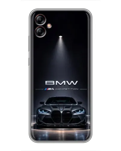 Чехол для Samsung Galaxy A04e (A042) с картинкой «BMW сквозь ночной город» Чехол для Samsung Galaxy A04e (A042) с картинкой «BMW сквозь ночной город»