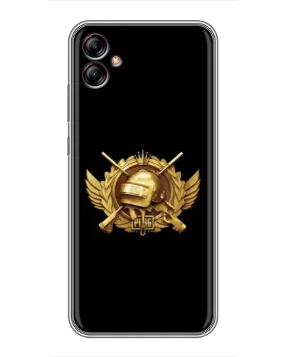 Чехол для Samsung Galaxy A04e (A042) с картинкой «PUBG — оранжевый градиент» Чехол для Samsung Galaxy A04e (A042) с картинкой «PUBG — оранжевый градиент»