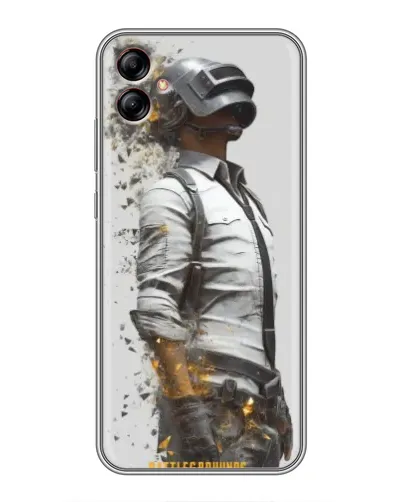 Чехол для Samsung Galaxy A04e (A042) с картинкой «PUBG — боец в пыли» Чехол для Samsung Galaxy A04e (A042) с картинкой «PUBG — боец в пыли»