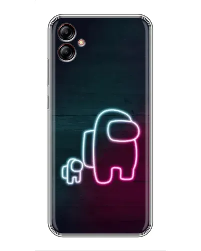 Чехол для Samsung Galaxy A04e (A042) с картинкой «Among Us неон-арт» Чехол для Samsung Galaxy A04e (A042) с картинкой «Among Us неон-арт»