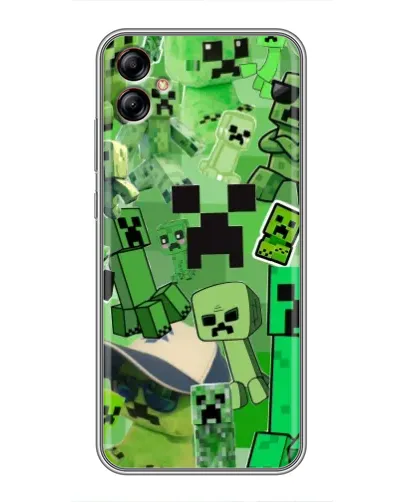 Чехол для Samsung Galaxy A04e (A042) с картинкой «Криперы Minecraft» Чехол для Samsung Galaxy A04e (A042) с картинкой «Криперы Minecraft»