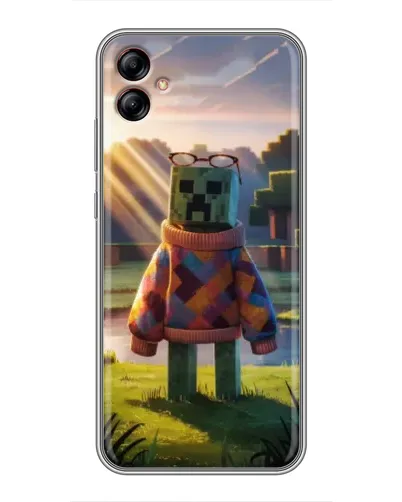 Чехол для Samsung Galaxy A04e (A042) с картинкой «Крипер в свитере» Чехол для Samsung Galaxy A04e (A042) с картинкой «Крипер в свитере»