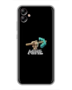 Чехол для Samsung Galaxy A04e (A042) с картинкой «Алмазная кирка»