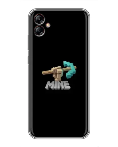 Чехол для Samsung Galaxy A04e (A042) с картинкой «Алмазная кирка» Чехол для Samsung Galaxy A04e (A042) с картинкой «Алмазная кирка»