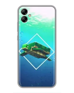 Чехол для Samsung Galaxy A04e (A042) с картинкой «Черепаха Minecraft» Чехол для Samsung Galaxy A04e (A042) с картинкой «Черепаха Minecraft»
