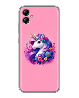 Чехол для Samsung Galaxy A04e (A042) с картинкой «Сказочный единорог»
